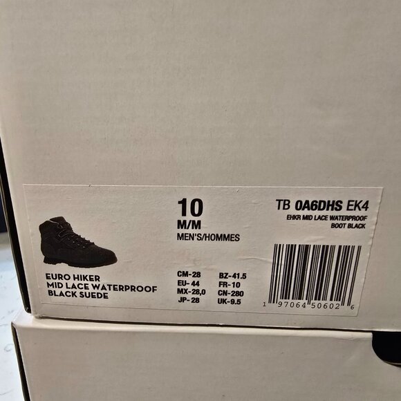 Timberland X White Mountaineering Euro Hiker US sz 10 NIB DS DEADSTOCK NEW BOOTS - Picture 11 of 14